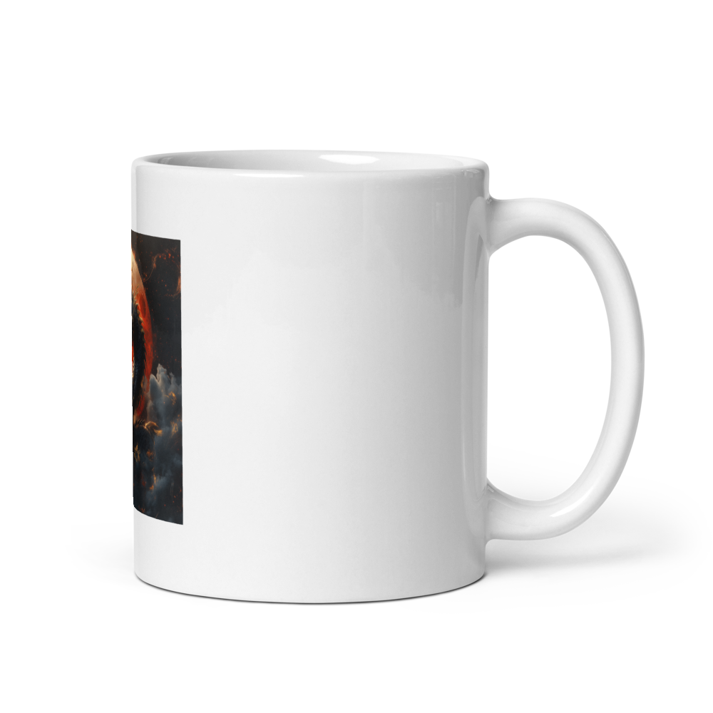 Dragon Mug - 11oz ceramic mug with Black Dragon design